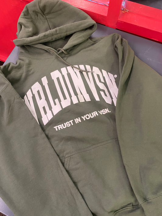 Trust hoodie olive